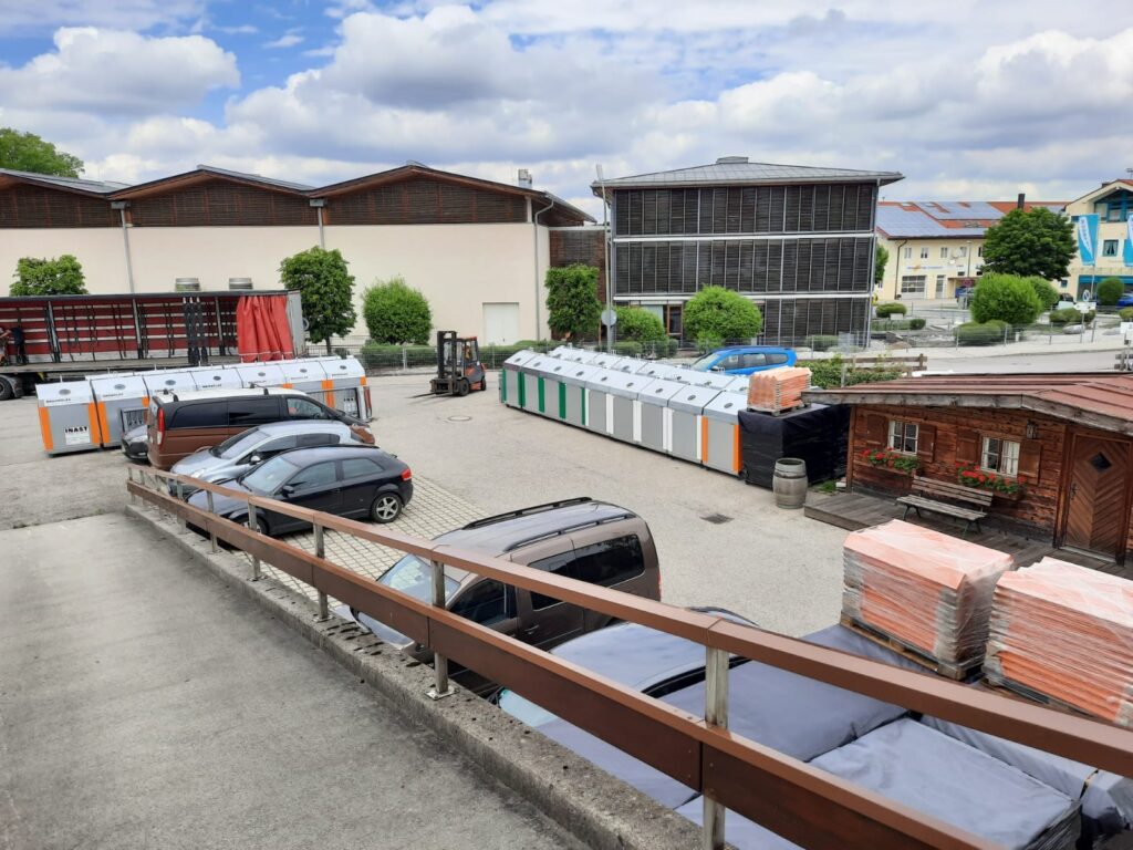 Container production and preparation for shipping