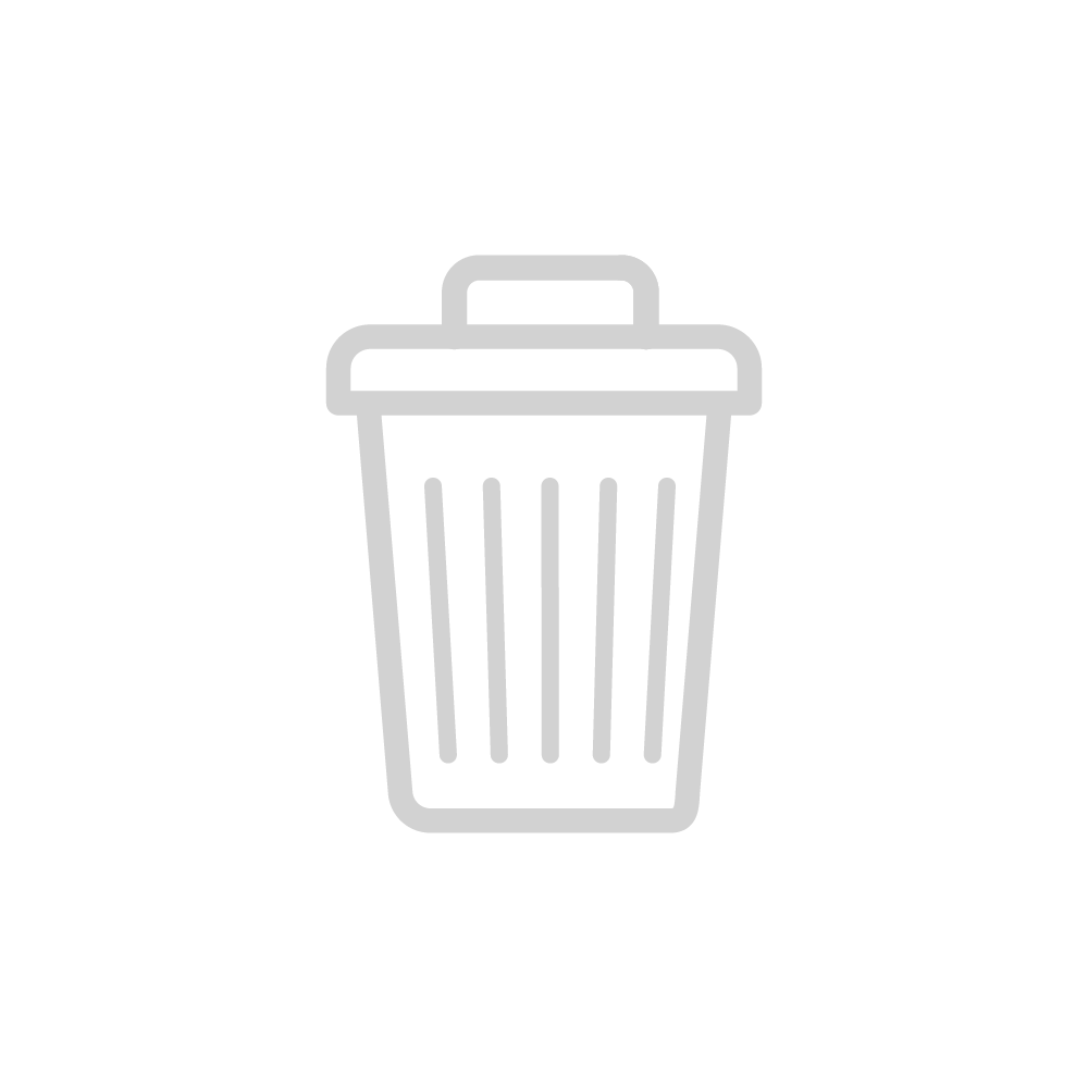 Steel residual waste container for the collection and disposal of mixed waste