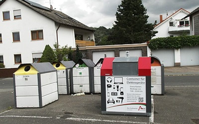 Container für Elektroaltgeräte im Raum Aschaffenburg